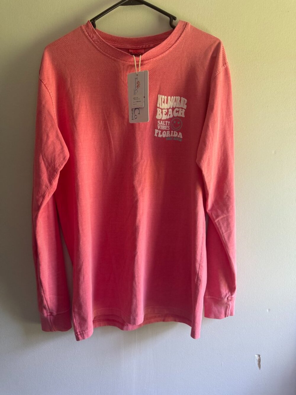 Long Sleeve Beach Tee (M) NWT